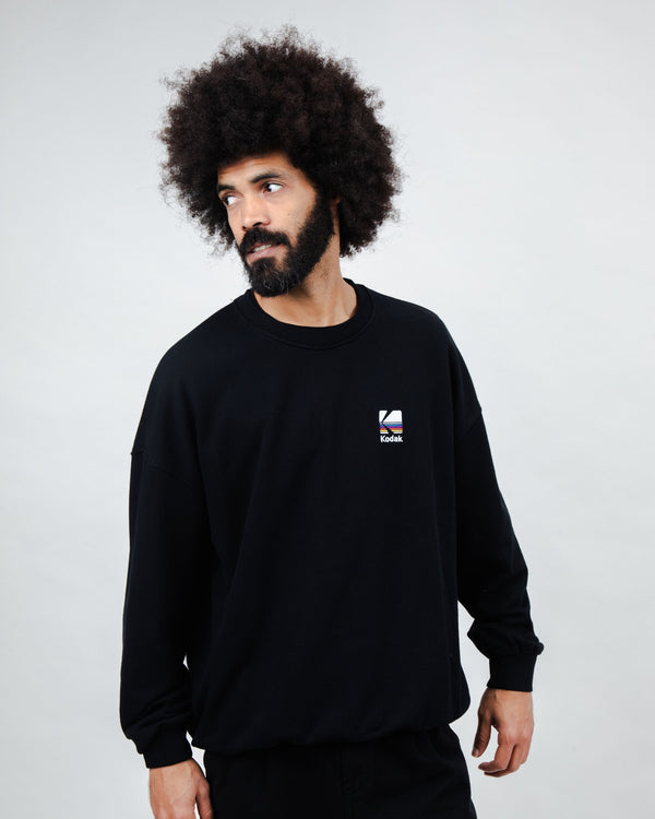 Brava fabrics Kodak Color Oversize Sweatshirt Black Ofertas