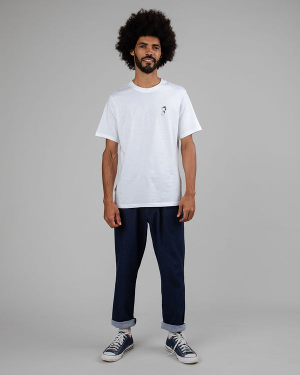 Brava fabrics Peanuts Camiseta Keep Calm White Venta caliente