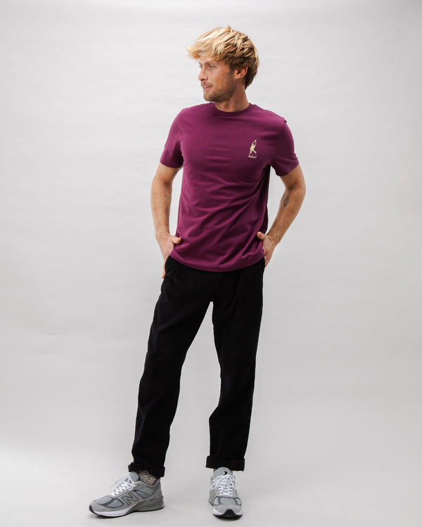 Brava fabrics Camiseta Algodón Salut Granate Rebajas top