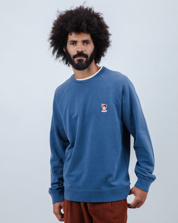 Brava fabrics Sudadera Where's Wally Patch Azul Envío internacional gratuito