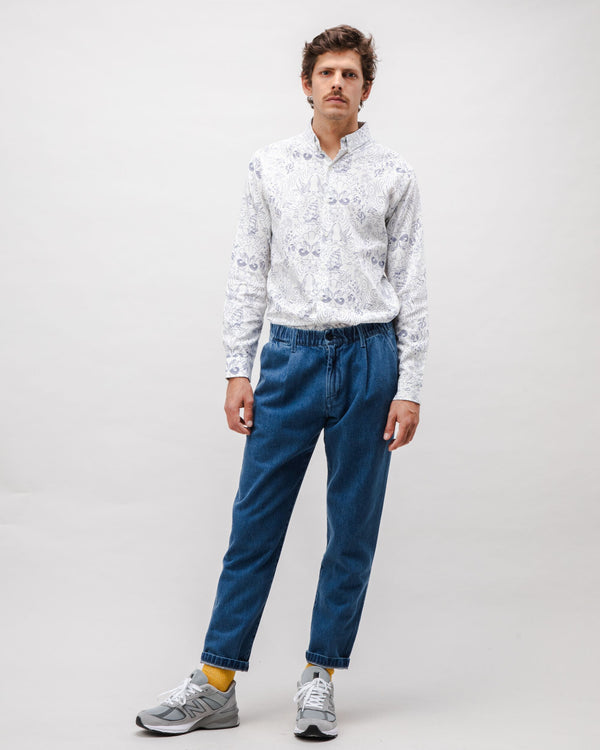 Brava fabrics Pantalón Comfort Chino Algodón Indigo Limitado a 3 días