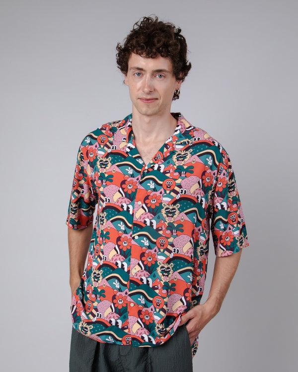 Brava fabrics Aloha Yeye Weller Roja Ahorra y exporta
