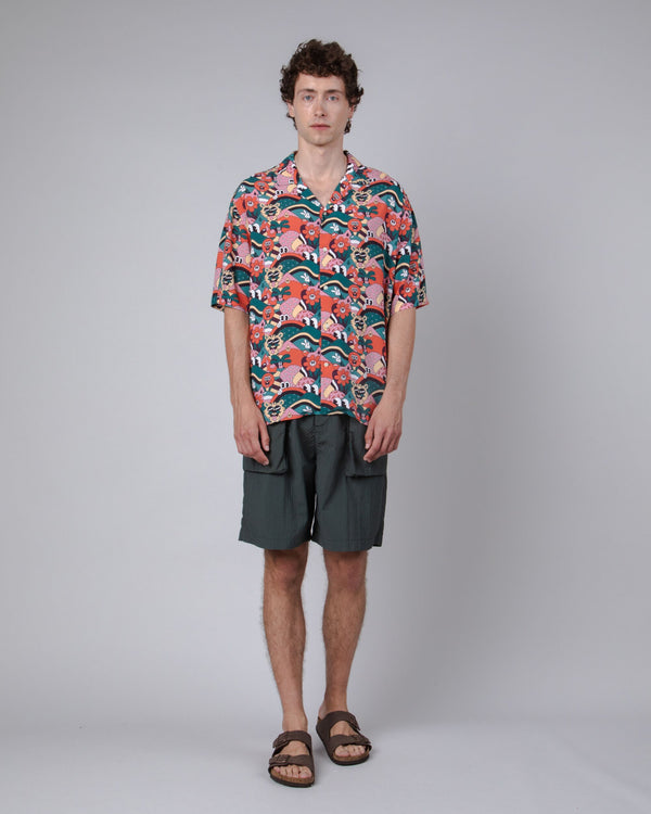 Brava fabrics Aloha Yeye Weller Roja Ahorra y exporta