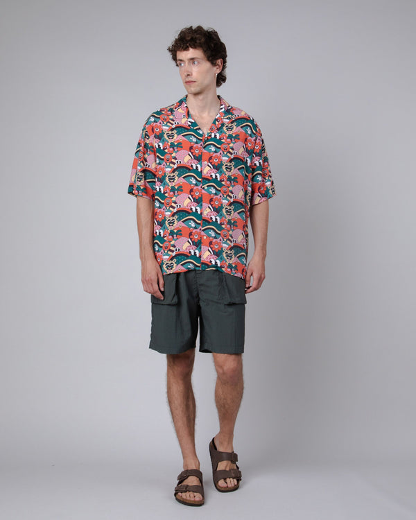 Brava fabrics Pantalón Corto Cargo Verde En oferta