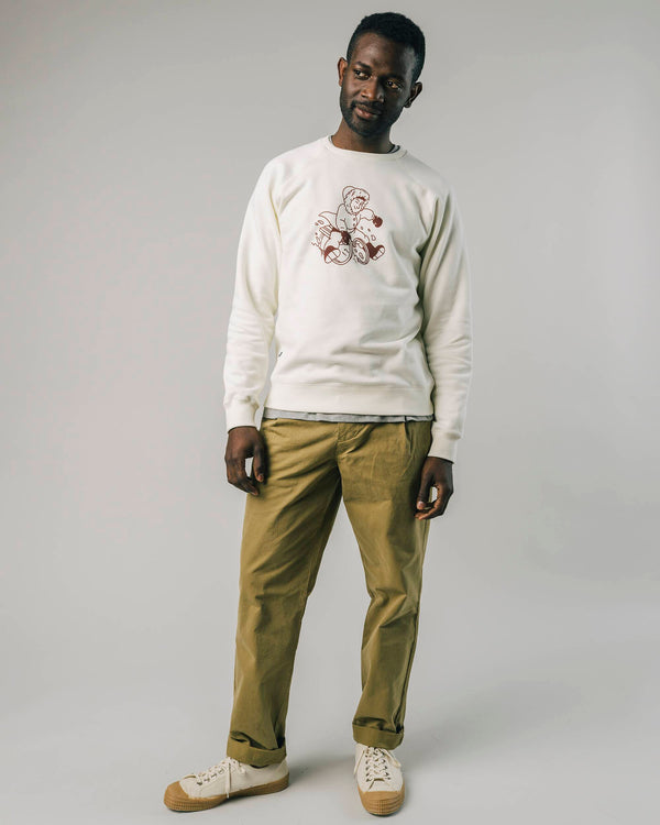 Brava fabrics Sudadera Sleight Off White En línea