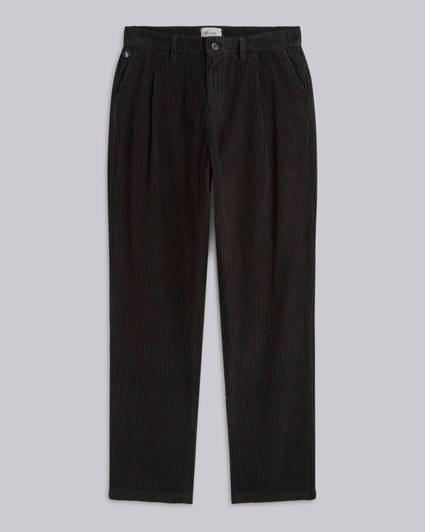 Brava fabrics Pantalón de Pana con Pinzas Black Venta caliente
