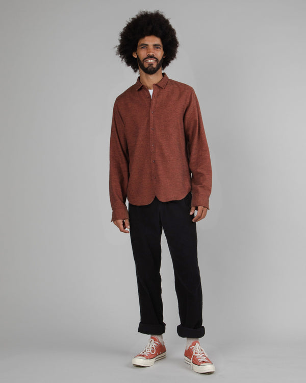 Brava fabrics Pantalón de Pana con Pinzas Black Venta caliente