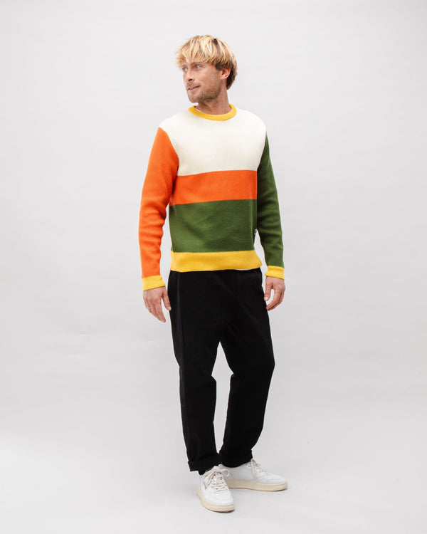 Brava fabrics Jersey Algodón Stripes Multicolor Descuento