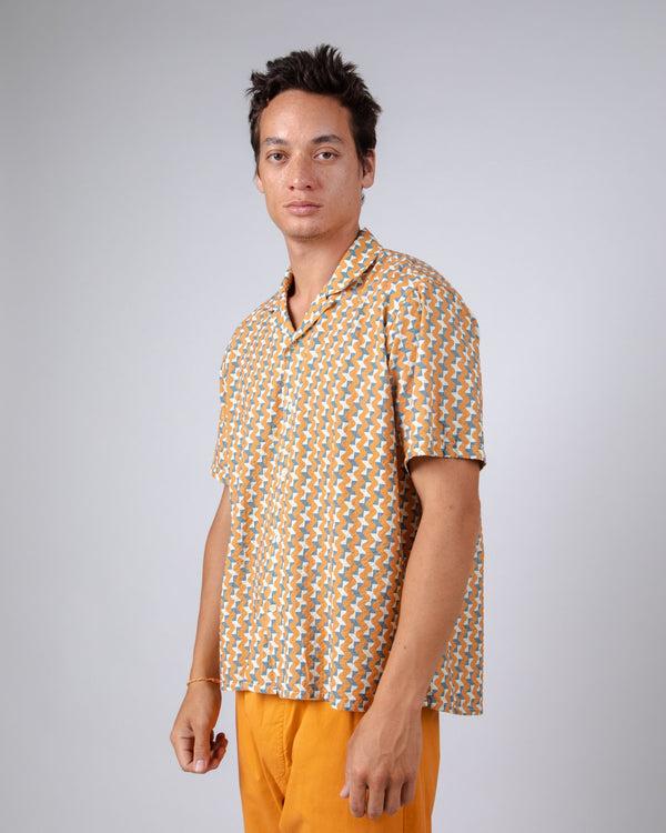 Brava fabrics Aloha Tiles Ocre Tienda