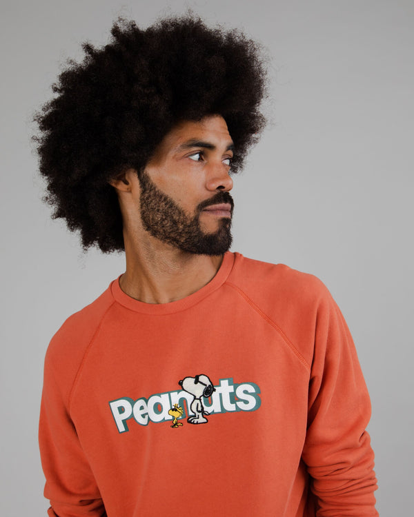 Brava fabrics Peanuts Sudadera Snoopy & Woodstock Red