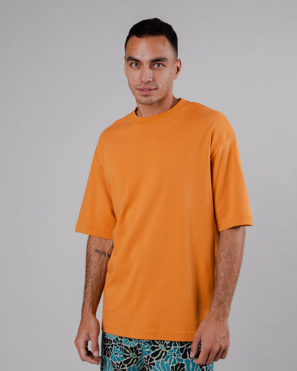 Brava fabrics Camiseta Oversize Ocre Superdescuento