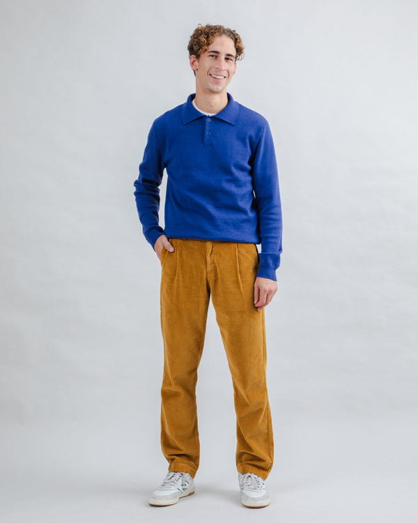 Brava fabrics Corduroy Pleated Chino Pants Camel Precios de Black Friday