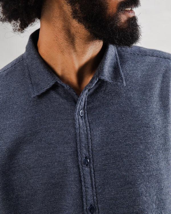 Brava fabrics Sobrecamisa Franela Mouline Gris