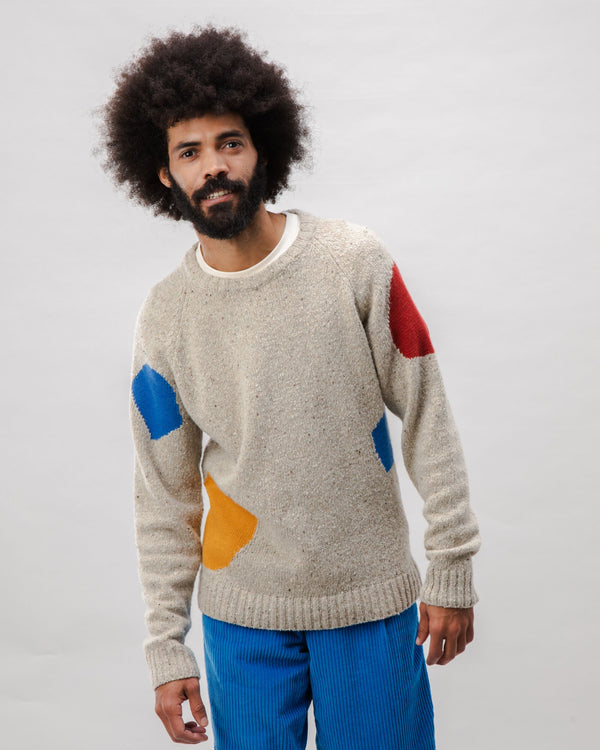 Brava fabrics Jersey Lana Raglan Geo Melange Ofertas especiales