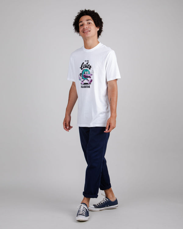 Brava fabrics Camiseta Yeye Weller Alligator Blanca Ofertas