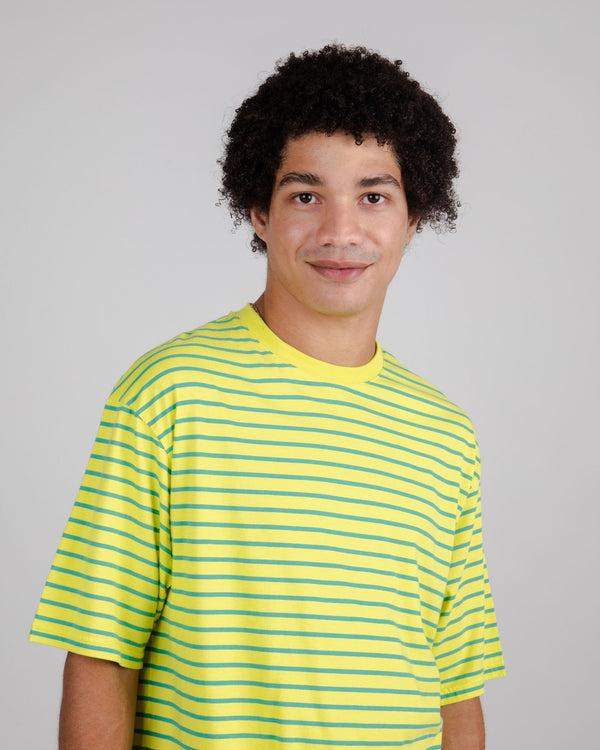 Brava fabrics Camiseta Oversize Rayas Lima