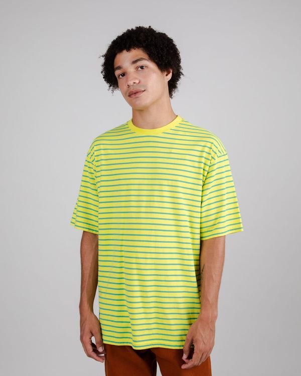 Brava fabrics Camiseta Oversize Rayas Lima Gran oferta