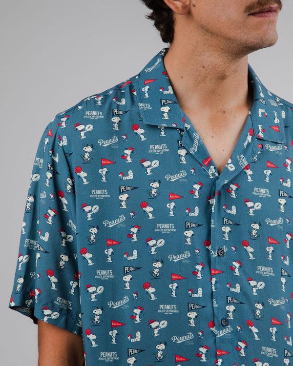 Brava fabrics Aloha Peanuts Athletic Azul