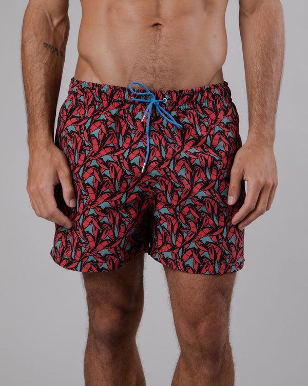Brava fabrics Bañador Lobster Rojo