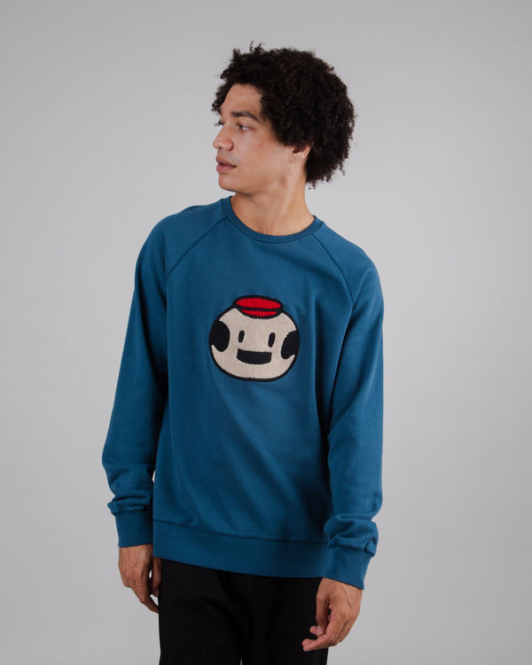 Brava fabrics Sudadera Dickie Logo Azul Oferta especial