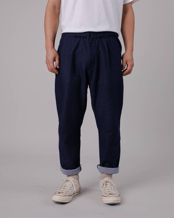 Brava fabrics Chino Franela Comfort Navy