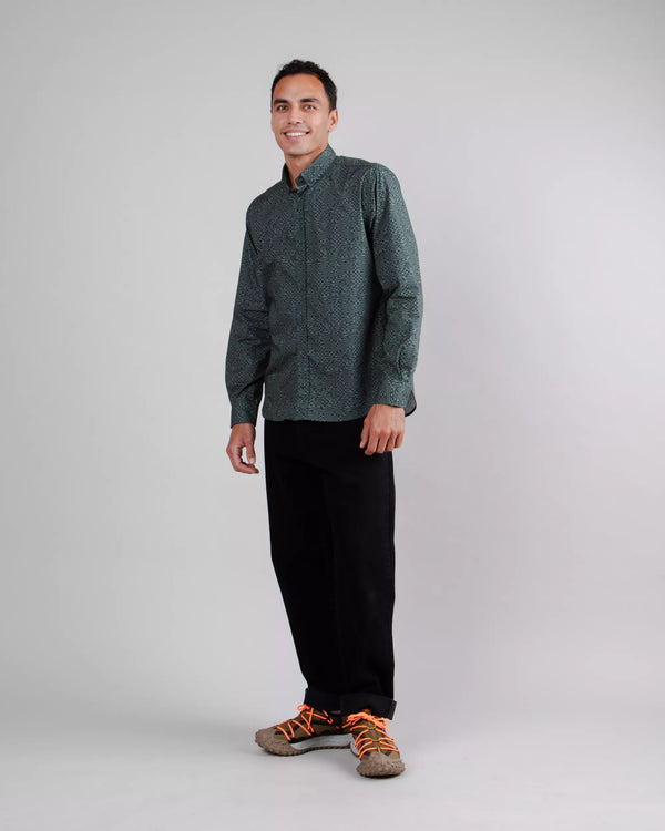 Brava fabrics Camisa Pixel Green Oferta especial de fábrica