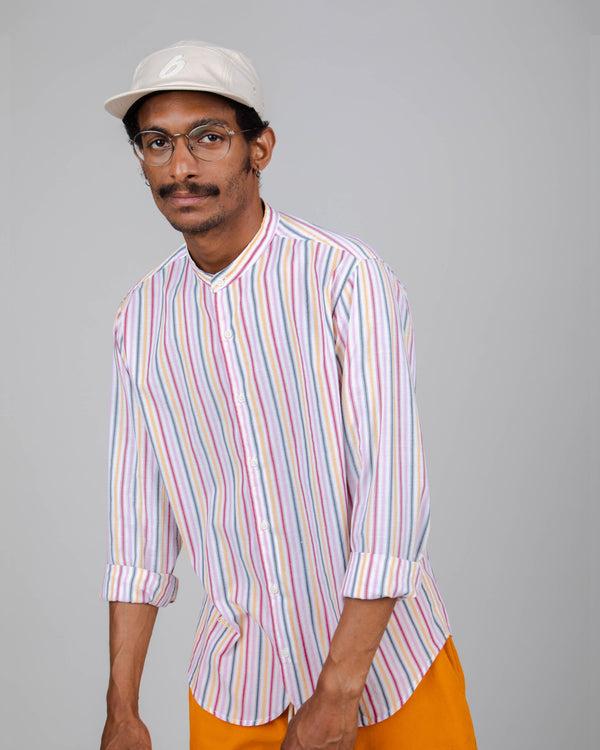 Brava fabrics Camisa Mao Rainbow White