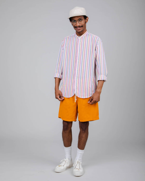 Brava fabrics Camisa Mao Rainbow White Oferta exclusiva