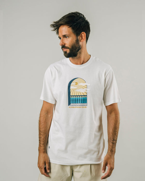 Brava fabrics Camiseta Sunbathing Club White