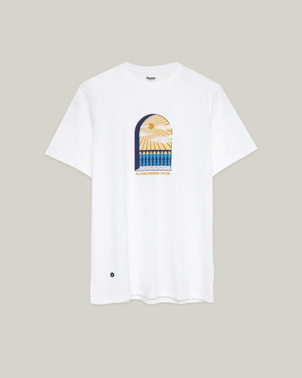 Brava fabrics Camiseta Sunbathing Club White 2025