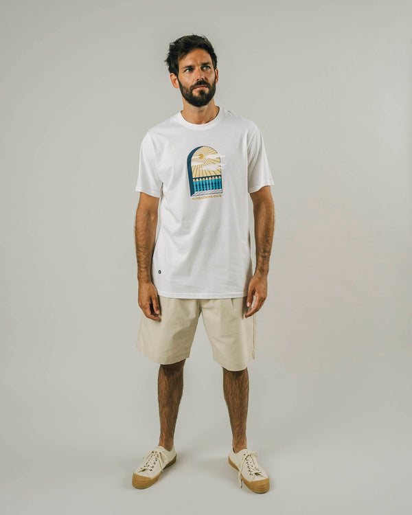 Brava fabrics Camiseta Sunbathing Club White 2025
