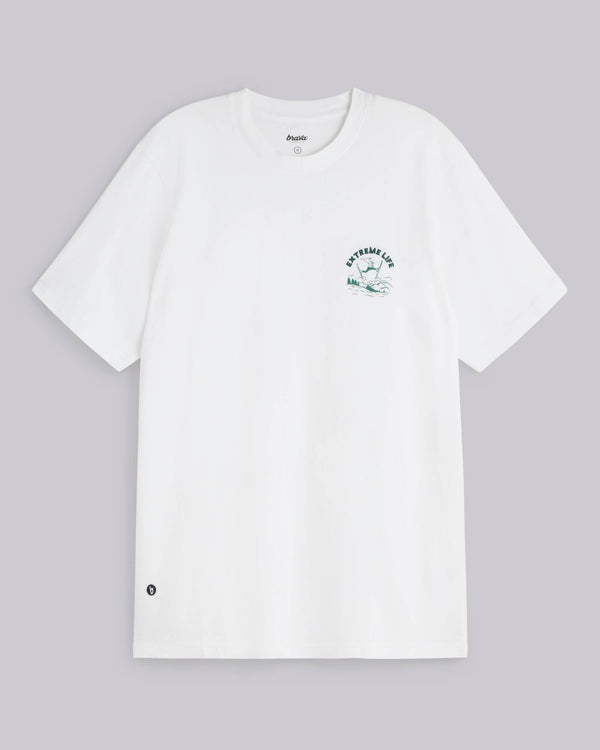 Brava fabrics Camiseta Extreme Life White Ofertas