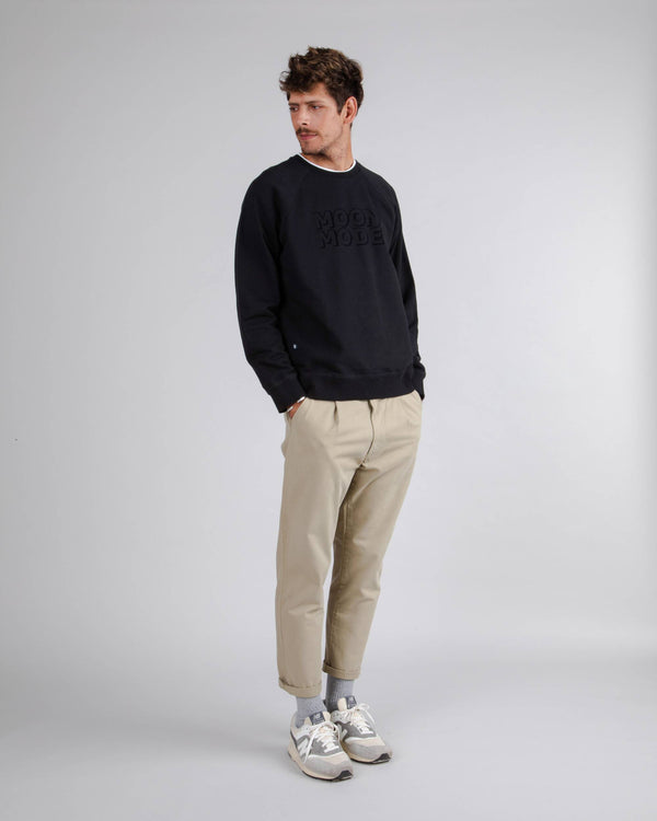 Brava fabrics Sudadera Moon Mode Black En oferta