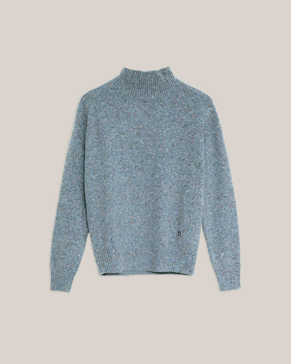 Brava fabrics Jersey Perkins Neck Stone Blue Tienda