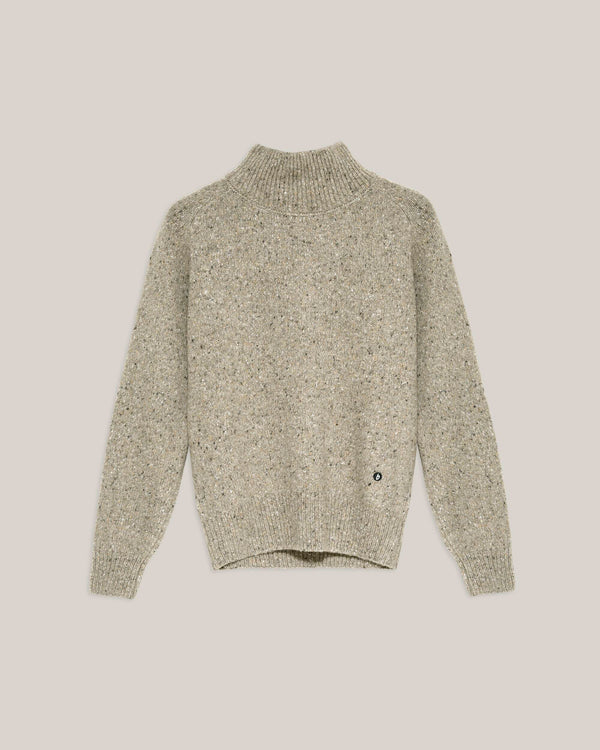 Brava fabrics Jersey Perkins Neck Ecru Tienda
