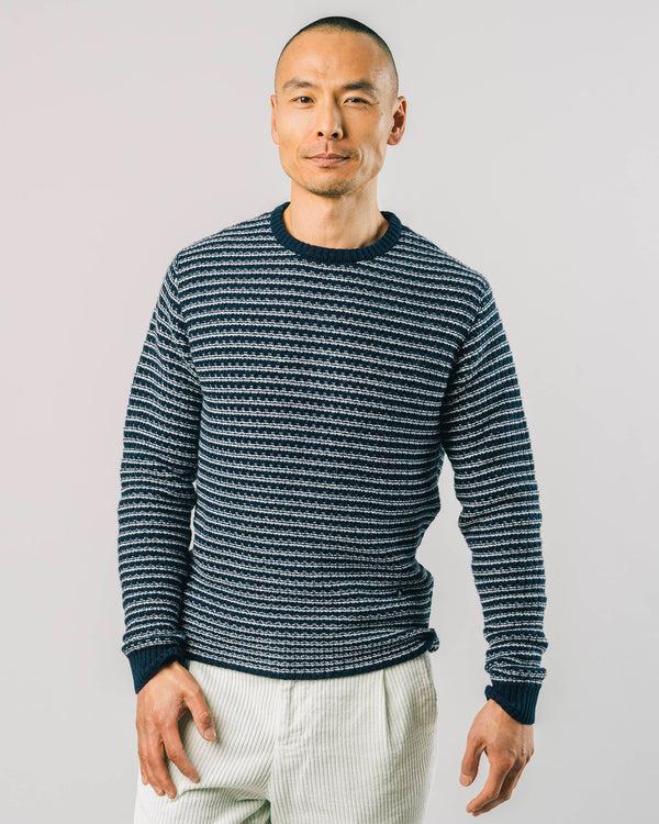Brava fabrics Jersey Stripes Navy
