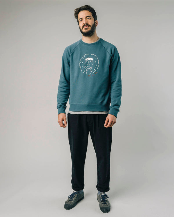 Brava fabrics Sudadera Walker Petrol Envío gratis