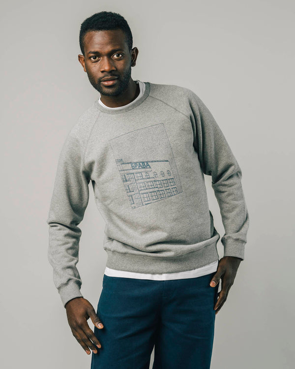 Brava fabrics Sudadera District Grey