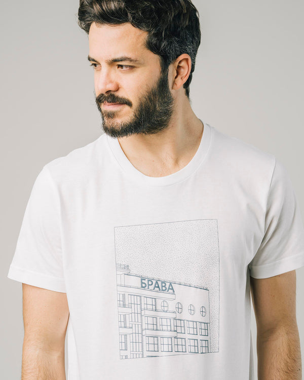 Brava fabrics Camiseta District White ÚLTIMAS EDICIONES