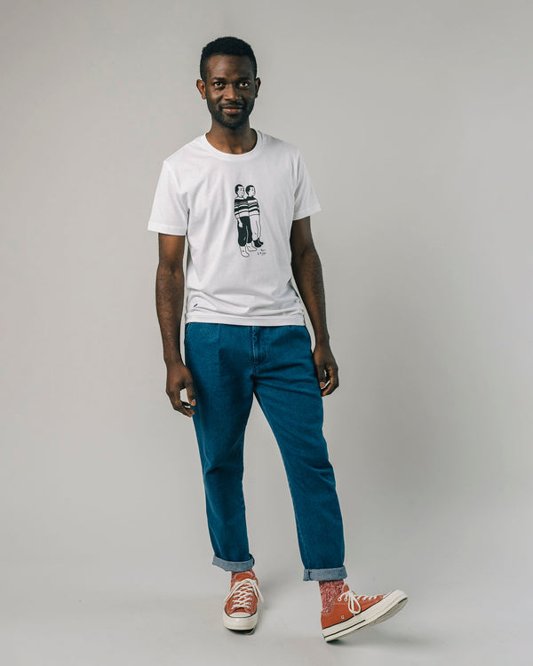 Brava fabrics Camiseta Twins White Últimos 2 días