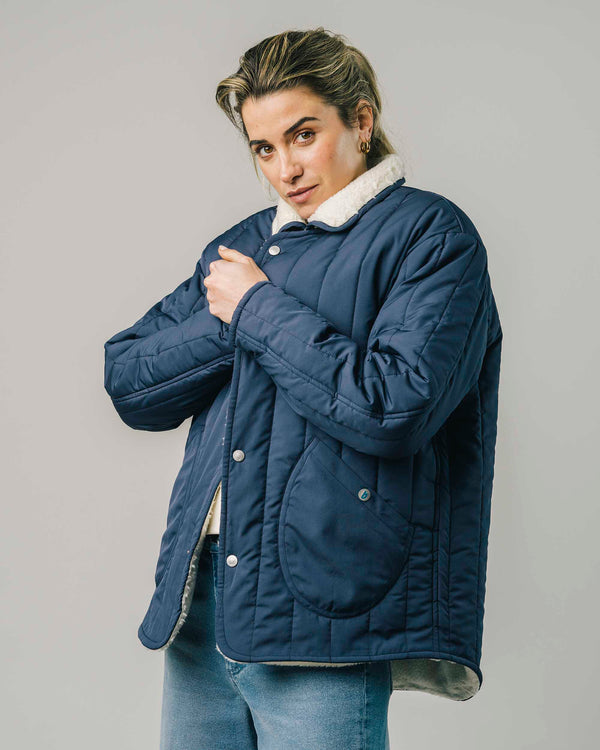 Brava fabrics Chaqueta Acolchada Navy Precio de fábrica