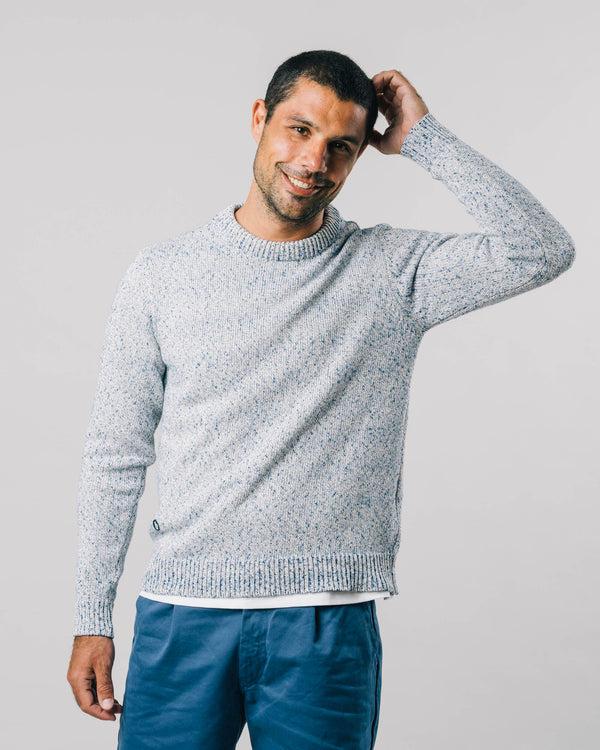 Brava fabrics Jersey Mouline Blue