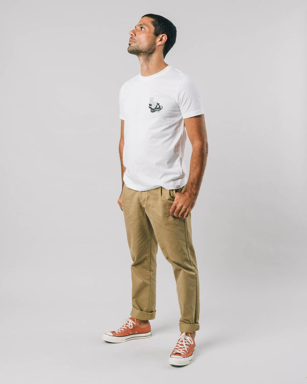 Brava fabrics Camiseta Socks Appeal White Liquidación