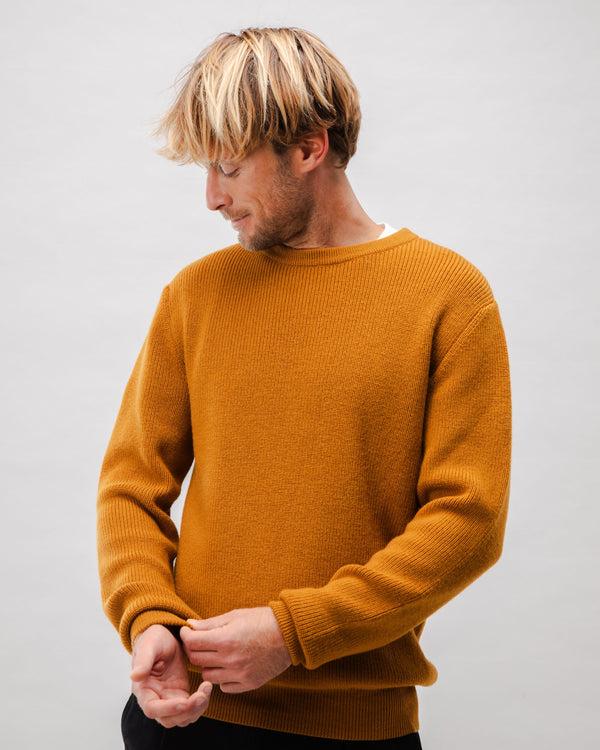 Brava fabrics Jersey Waterfront Mustard Última moda
