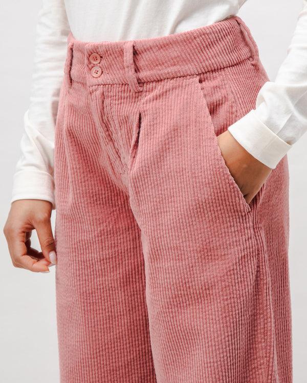 Brava fabrics Pantalón de Pana con Pinzas Rose Último día