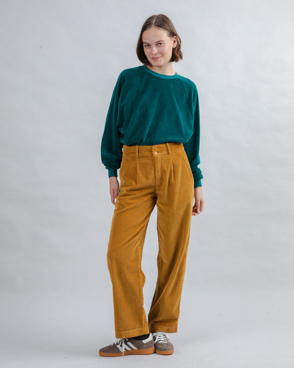 Brava fabrics Pantalón de Pana con Pinzas Camel Solo hoy