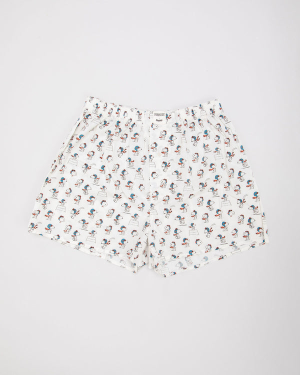 Brava fabrics Calzoncillos Algodón Peanuts Flying Ace Ecru