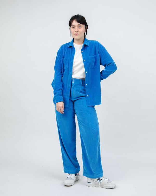 Brava fabrics Corduroy Pleated Pants Blue Los más vendidos