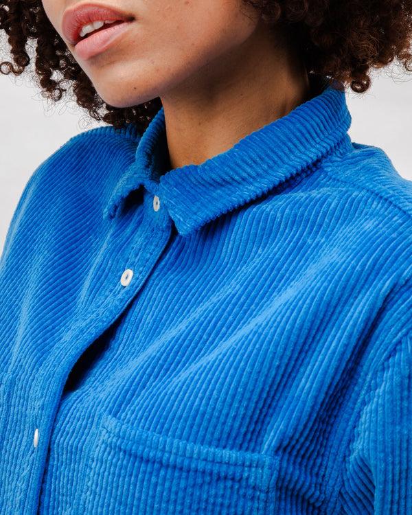 Brava fabrics Blusa Oversize Pana Azul