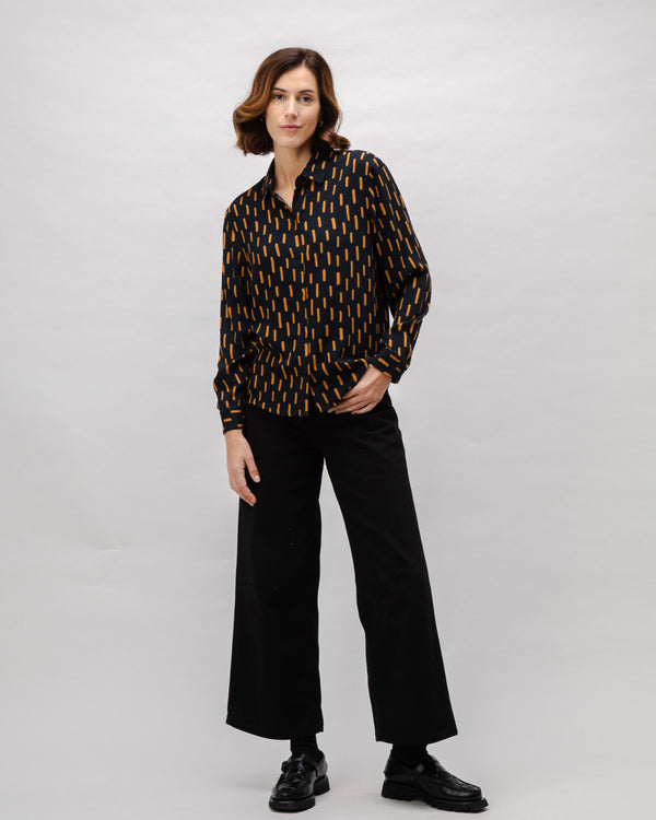 Brava fabrics Mist Viscose Blouse Black Envío gratis
